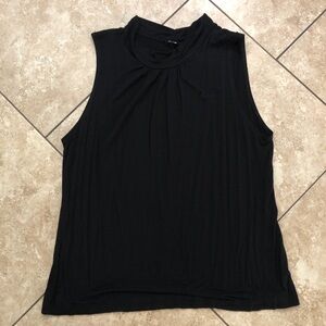 Chic Black Sleeveless Tank Top